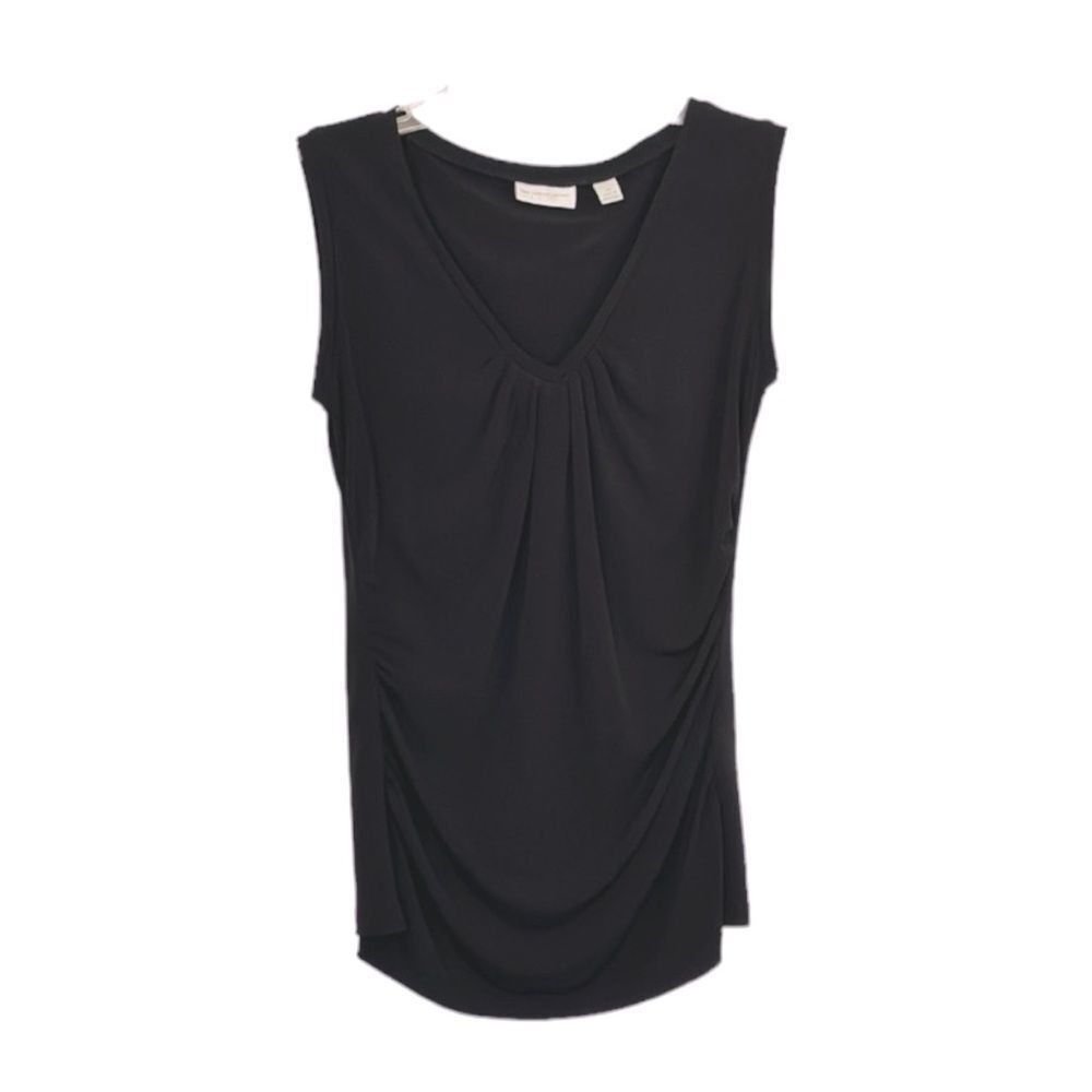 New York & Co | Women’s Stretch Black Sleeveless Blouse Tunic Tank Top XS